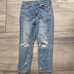 American Eagle Outfitters Classic Blue Denim Size 8 Mom Jeans